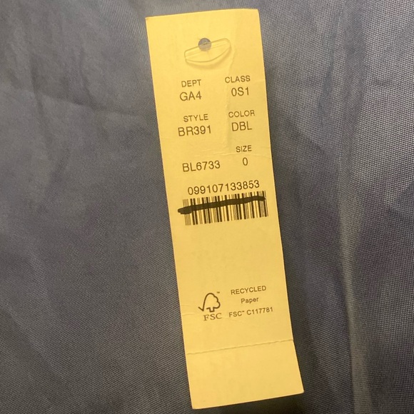 NWT J.Crew Women’s Gwyneth V-neck Slip dress in Blue Size 0 - Picture 6 of 8